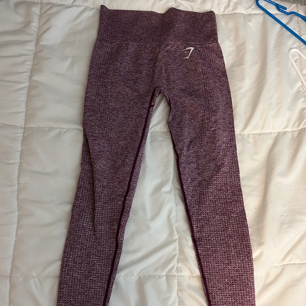 gym shark purple leggings size XS